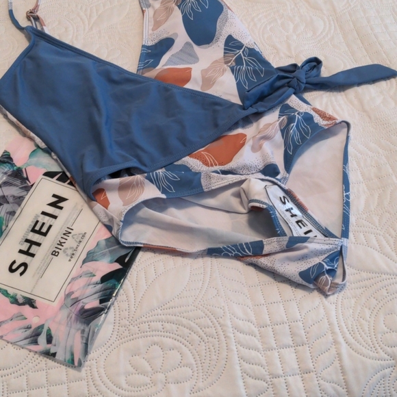 shein floral monokini once piece BNWT - Picture 3 of 4